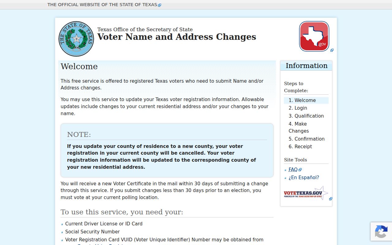 Abilene residents directory Texas voter service manager